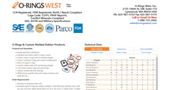 Desktop Screenshot of oringswest.com